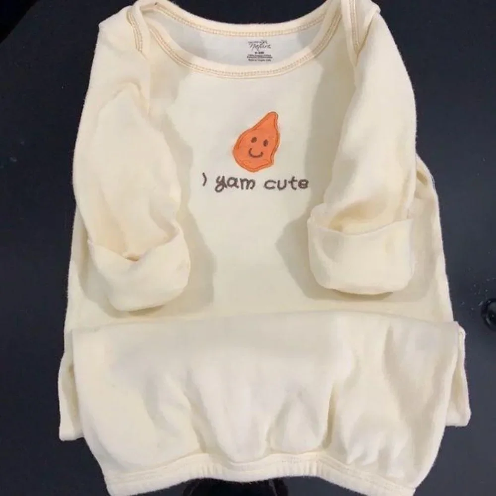 Touched By Nature 0-6 Mo I Yam Cute‎ Sleep Dress
